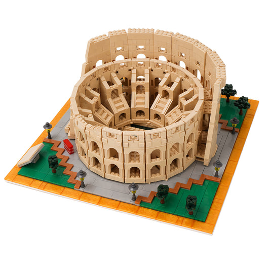 LULUFUN Building Block Set, Roman Colosseum Architecture Model Blocks Kit, Collectible Model Sets to Build,Toy Gifts for Kids and Adults 2210pcs