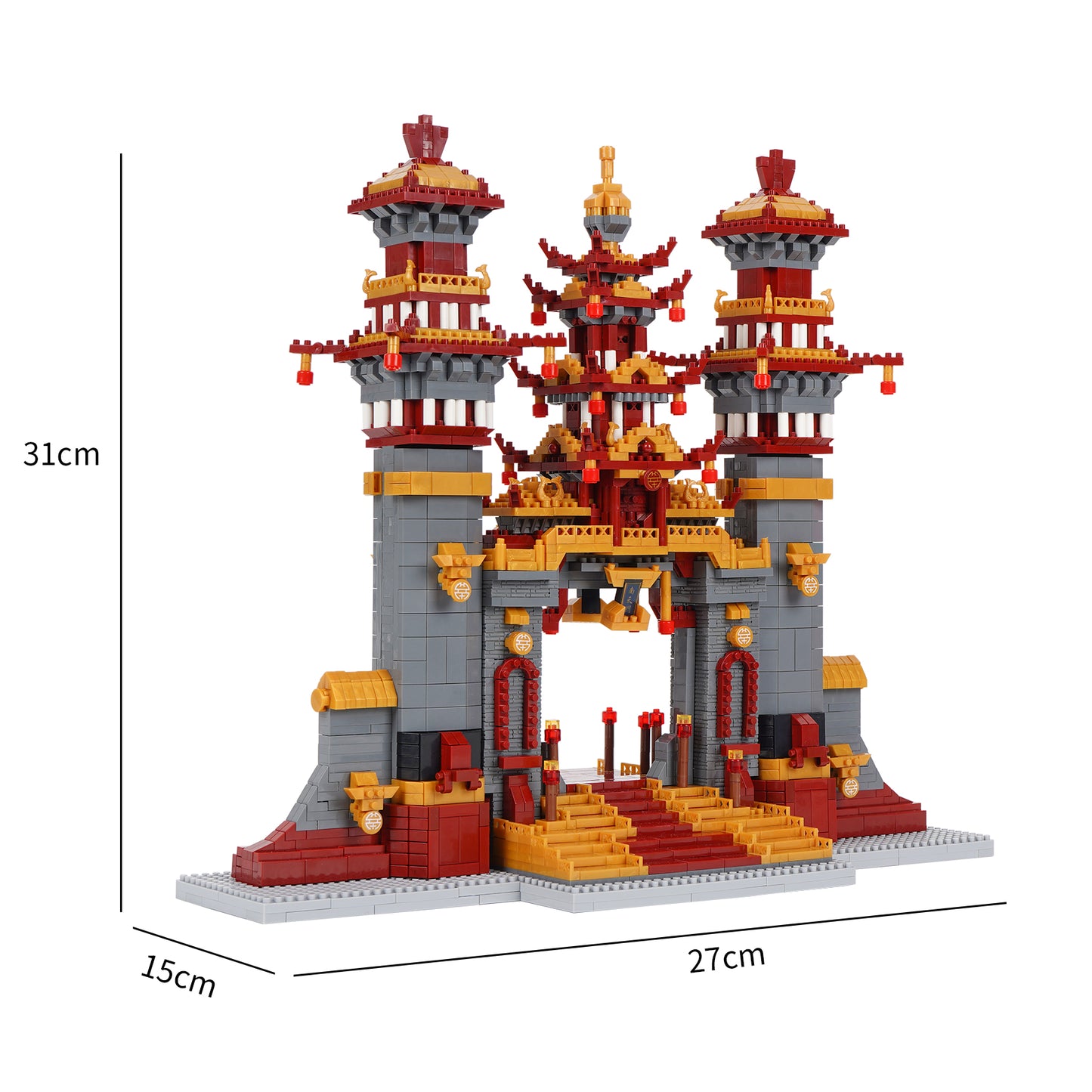 LULUFUN Chinese Mythology Architecture Building Blocks,The Southern Gate of  Heaven Mini Building Block Sets, Toy Gifts for Children and Adults 3996 pieces