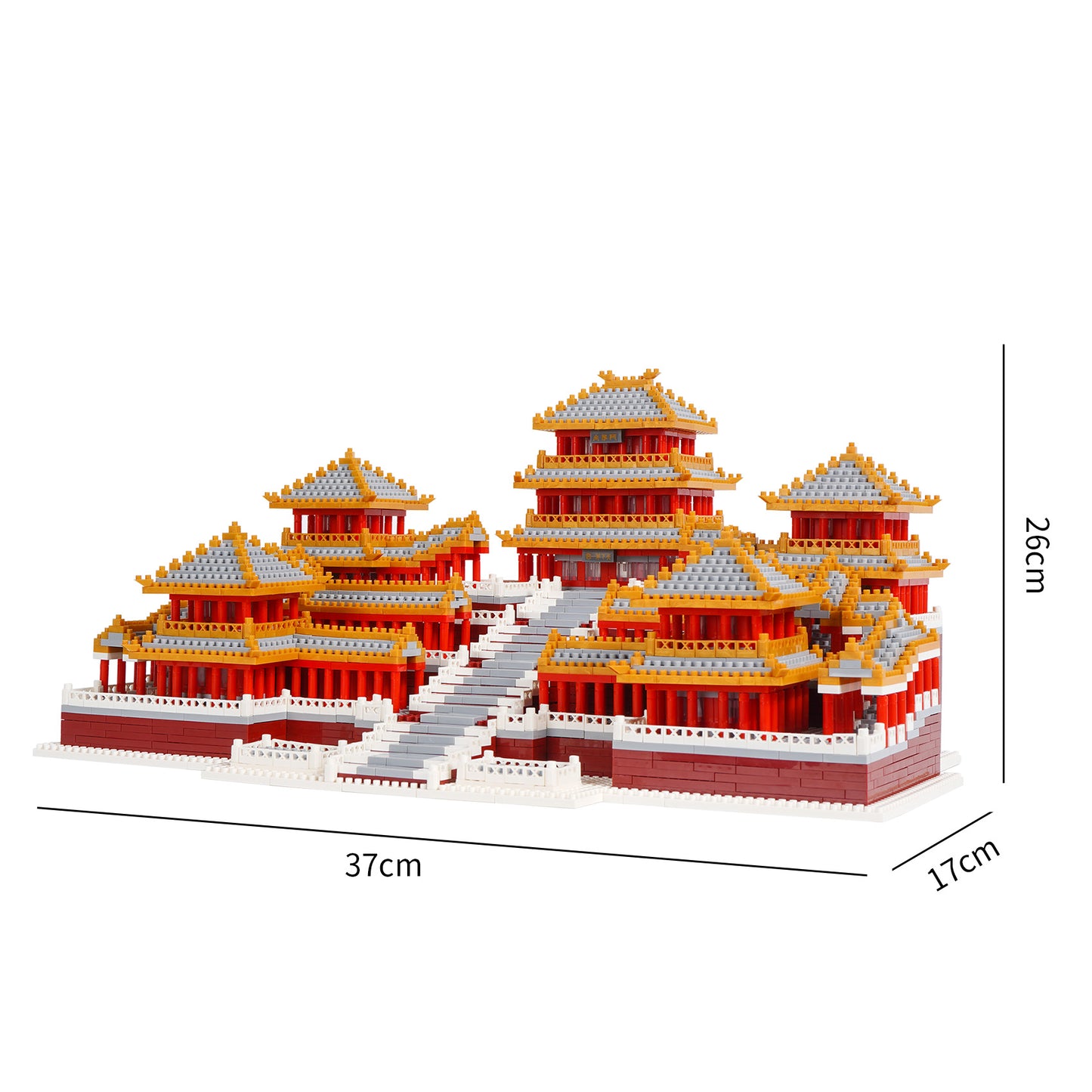 LULUFUN Chinese Qin Dynasty Architecture Building Blocks, The Epang Palace Mini Building Block Sets, Toy Gifts for Children and Adults 5184 pieces