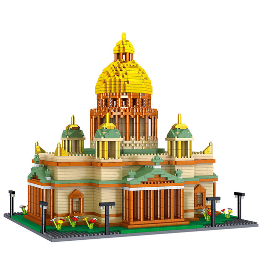 LULUFUN Mini Building Block Set, Saint Isaac's Cathedral Architecture Model Blocks Kit, Collectible Model Sets to Build, Toy Gifts for Kids and Adults 3104 Pieces