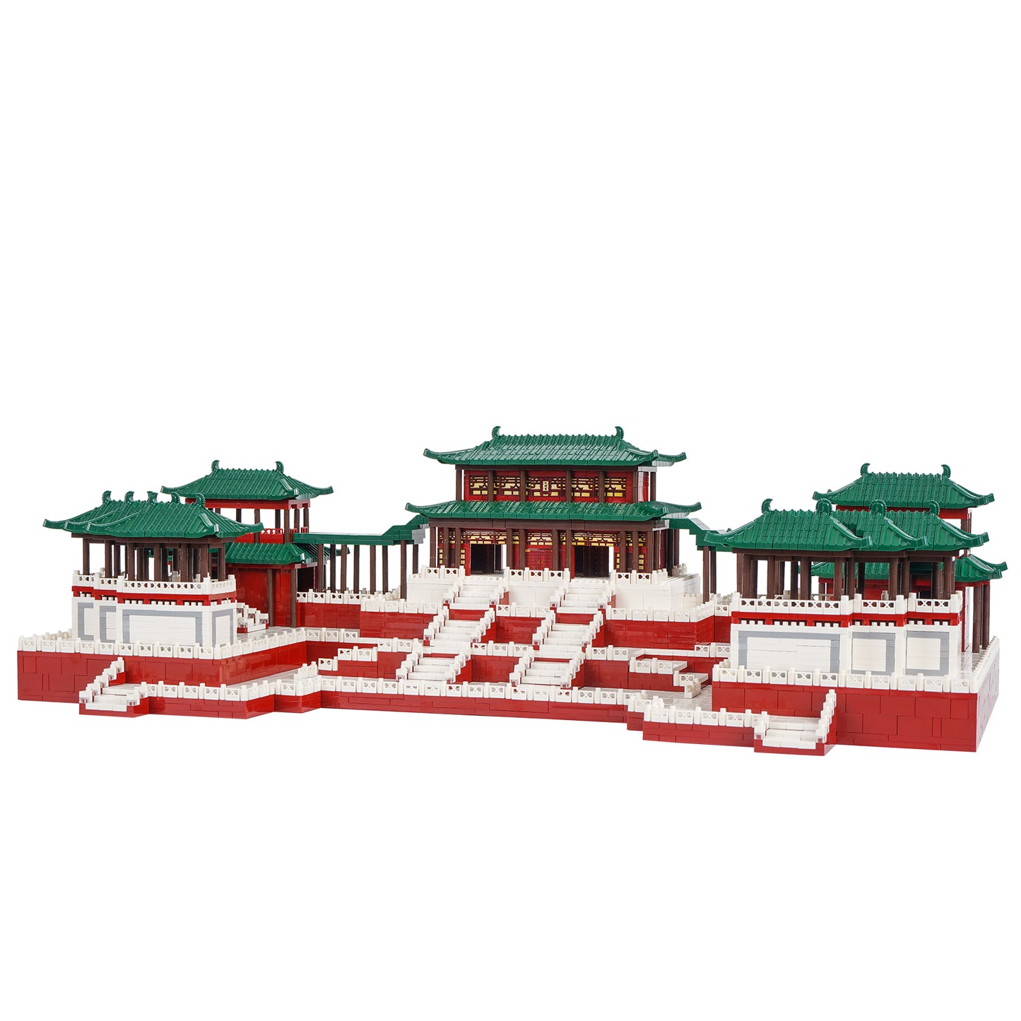 LULUFUN Chinese Tang Dynasty Architecture Building Blocks, The Daming Palace Mini Building Block Sets,Toy Gifts for Children and Adults 8109 pieces