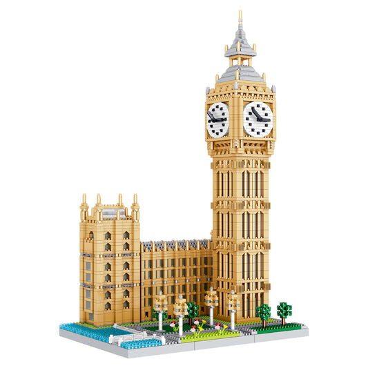 LULUFUN Big Ben Mini Building Block, London Famous Architecture Model Blocks Kit, Collectible Model Sets to Build, Toy Gifts for Kids and Adults 3466pcs