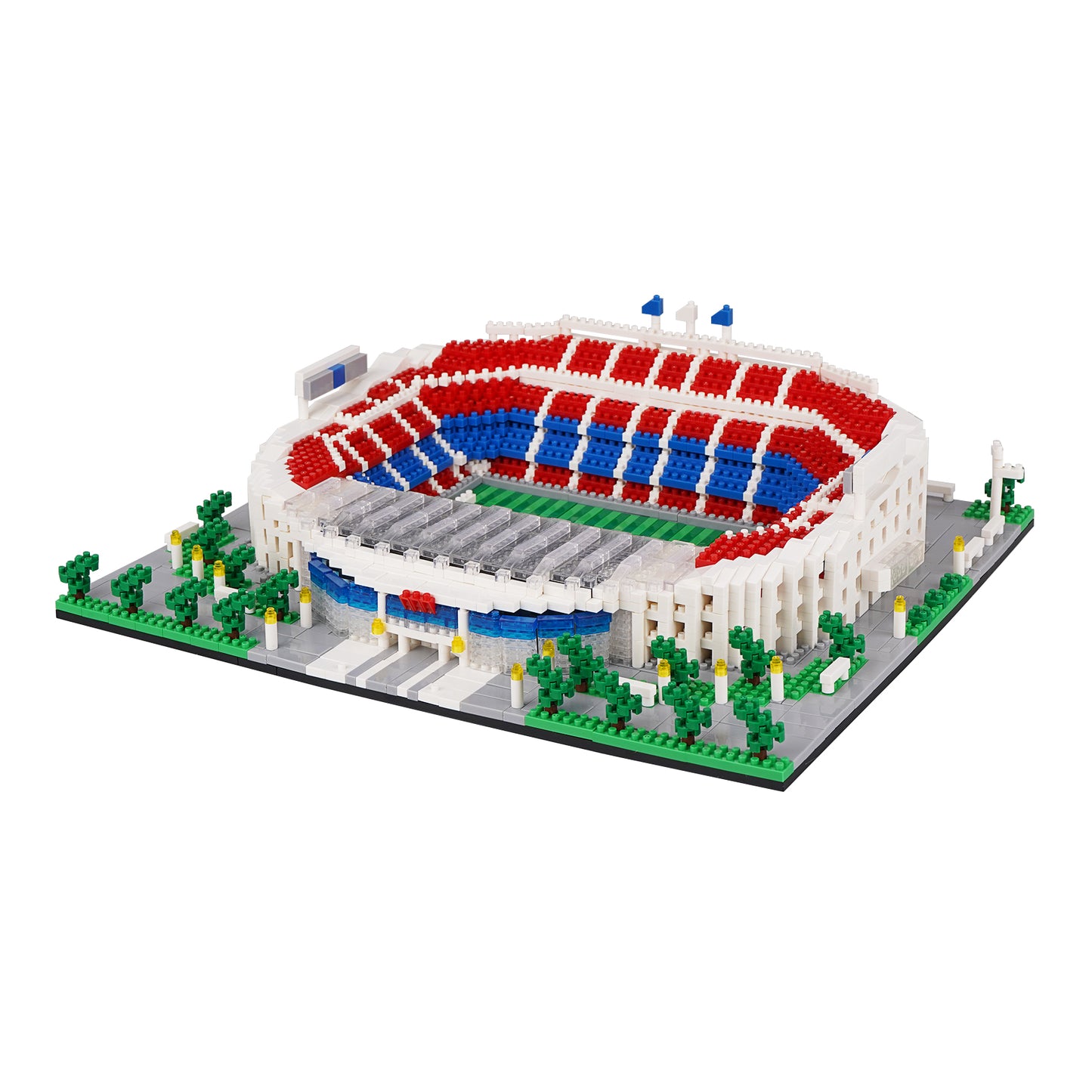 LULUFUN Camp NOU Court Building Blocks Set, Gift for Kids and Adult(3500pcs)