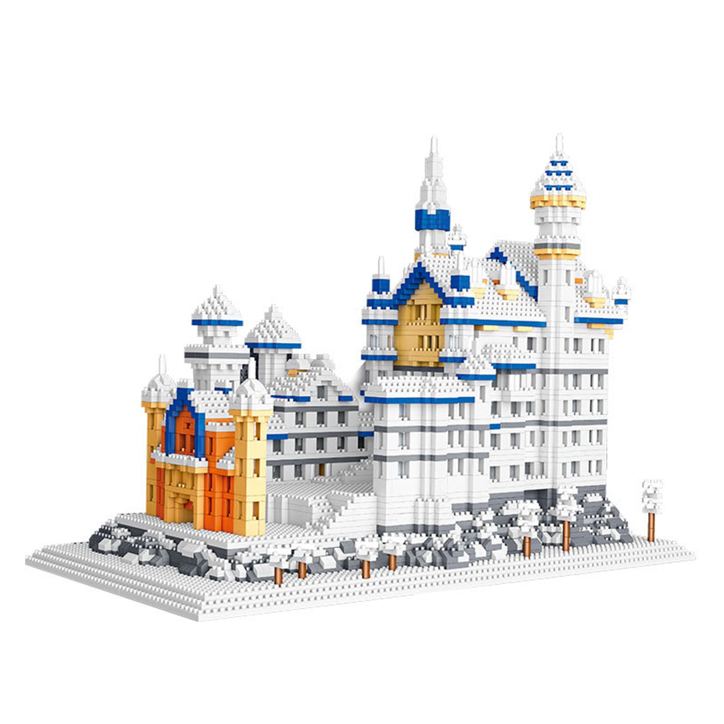 LULUFUN  Building Block Kit for Kids,Teens and Adults, Germany Famous Architecture Mini Block Set,Toy Gifts for Men and Women,Neuschwanstein Castle Model 4200 pieces