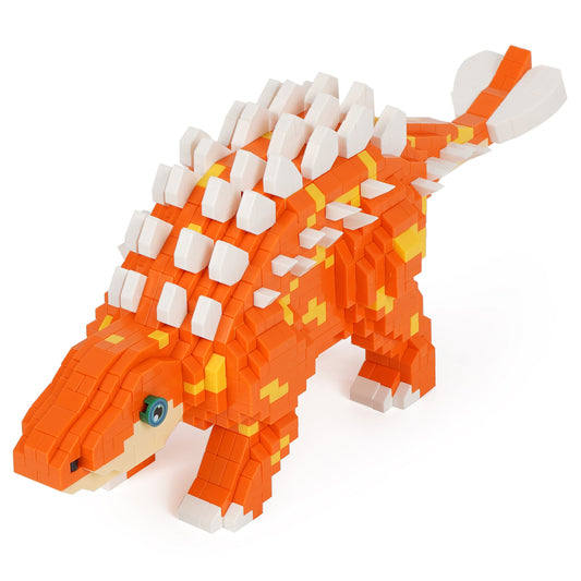 LULUFUN Dinosaur Building Blocks Kit , DIY Mini Building Blocks Toys ,Dinosaur Toy, Gift for Adults and Children (Ankylosaurus)