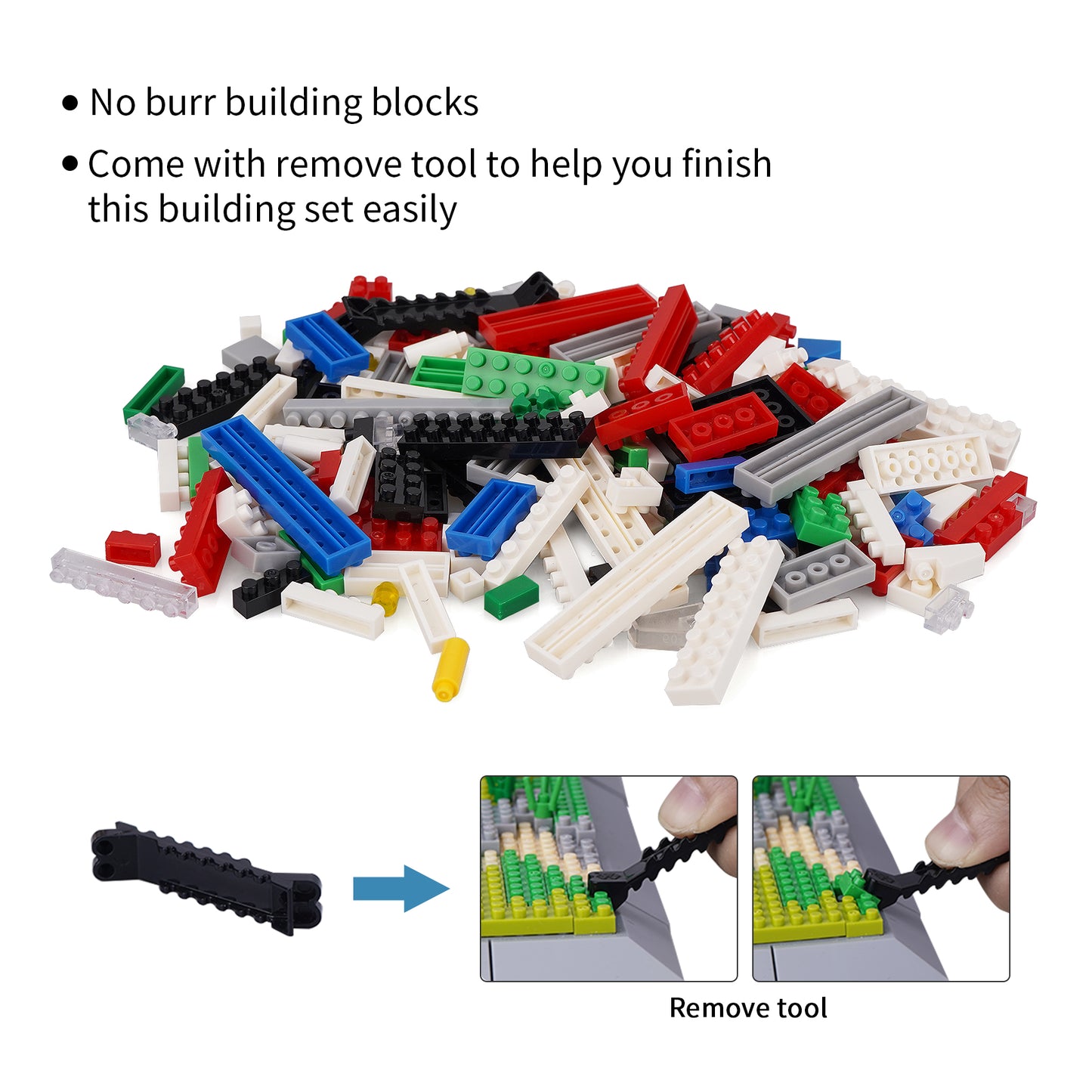 LULUFUN Camp NOU Court Building Blocks Set, Gift for Kids and Adult(3500pcs)