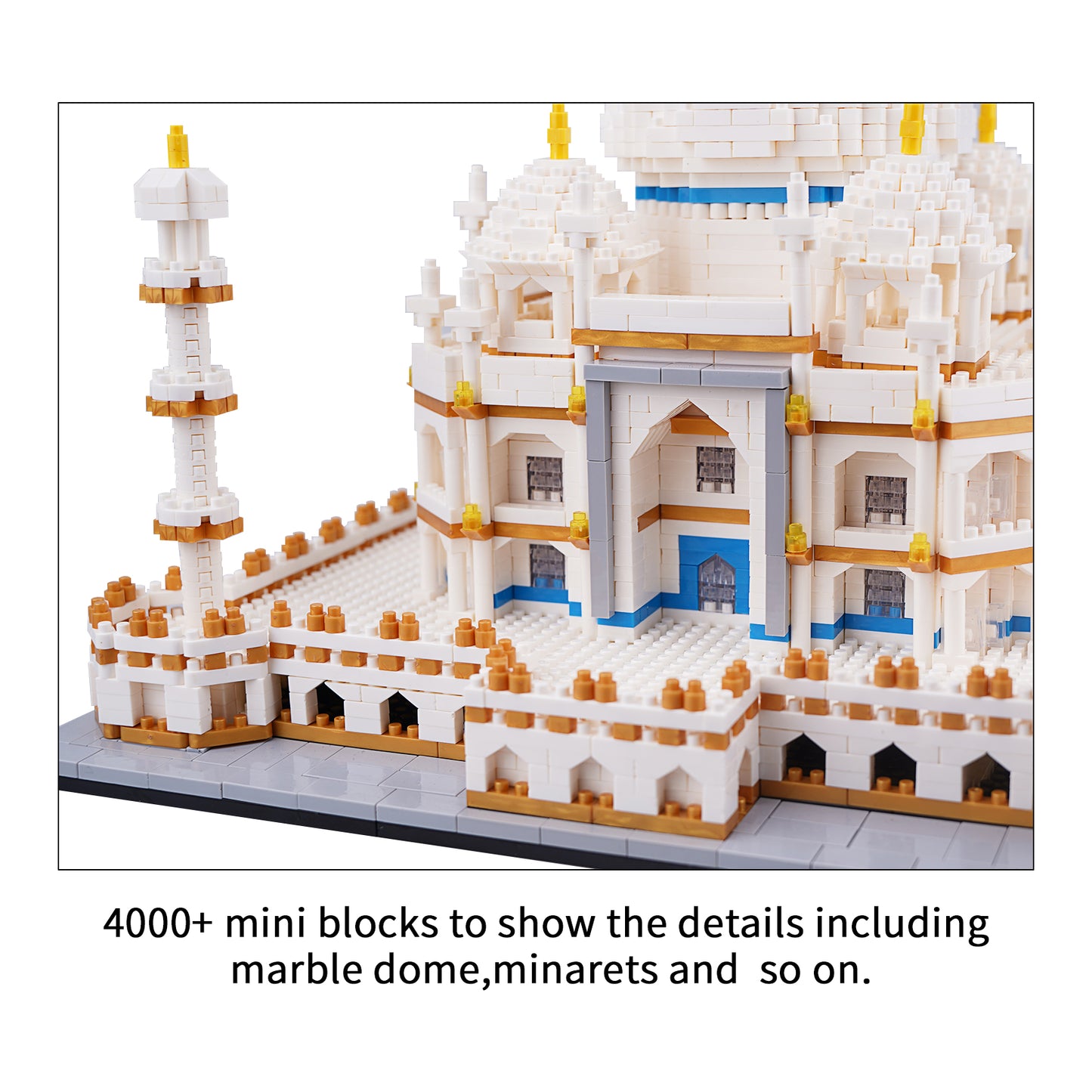 LULUFUN Taj Mahal Building Blocks Kit, Gift for Adults and Children (Normal Ver.4146pcs)