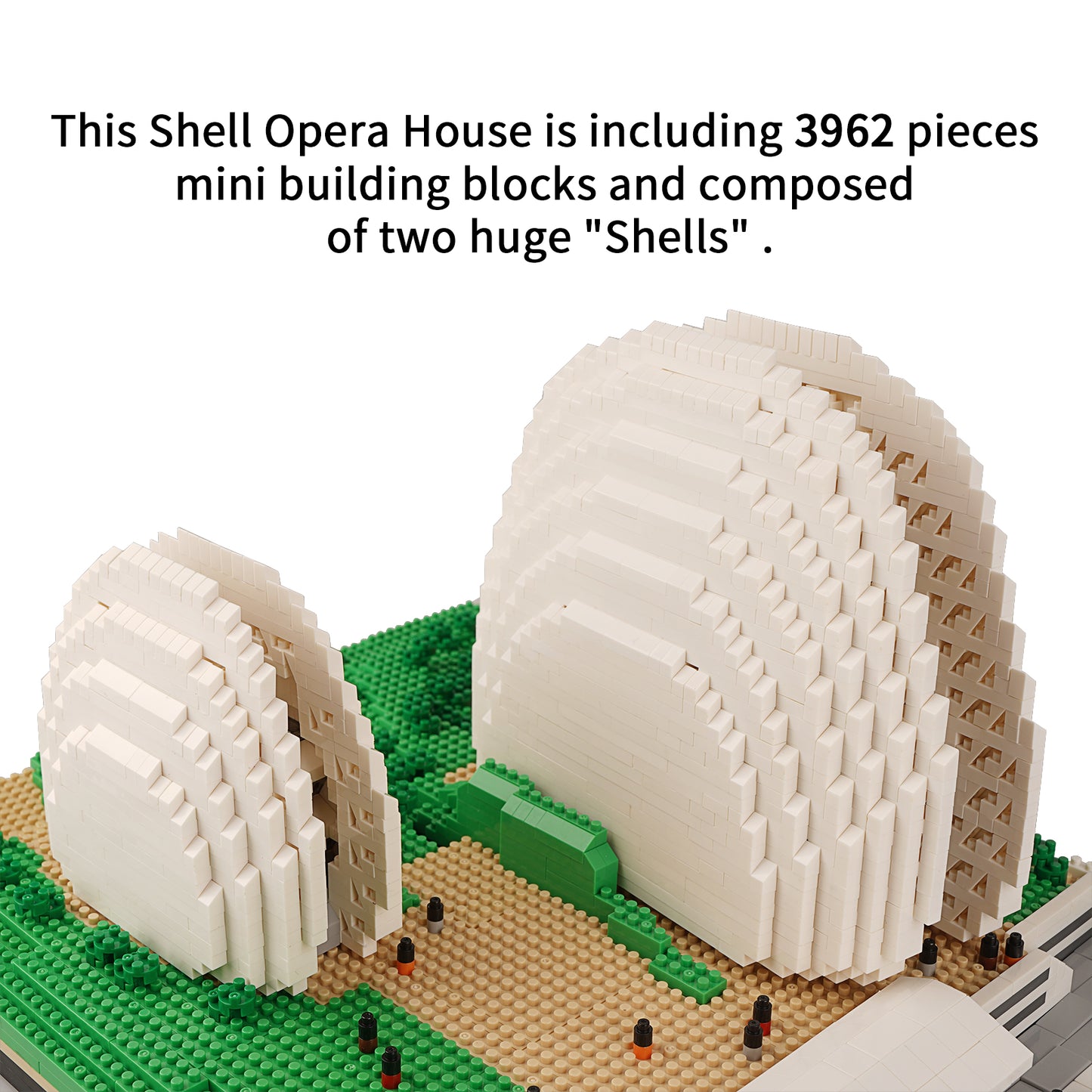 LULUFUN Shell Opera Building Blocks Set, Gift for Kid and Adults(3962PCS)