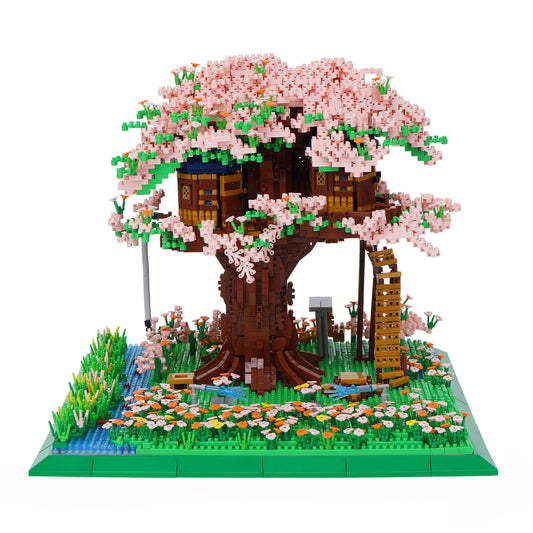 LULUFUN Cherry Blossom Trees Building Blocks Set, Gift for Adults and Children(5050pcs)