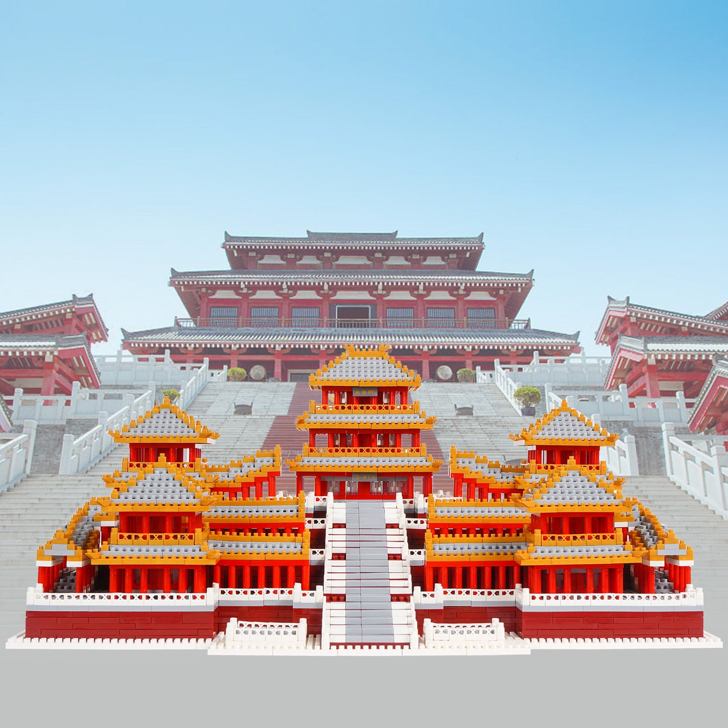 LULUFUN Chinese Qin Dynasty Architecture Building Blocks, The Epang Palace Mini Building Block Sets, Toy Gifts for Children and Adults 5184 pieces