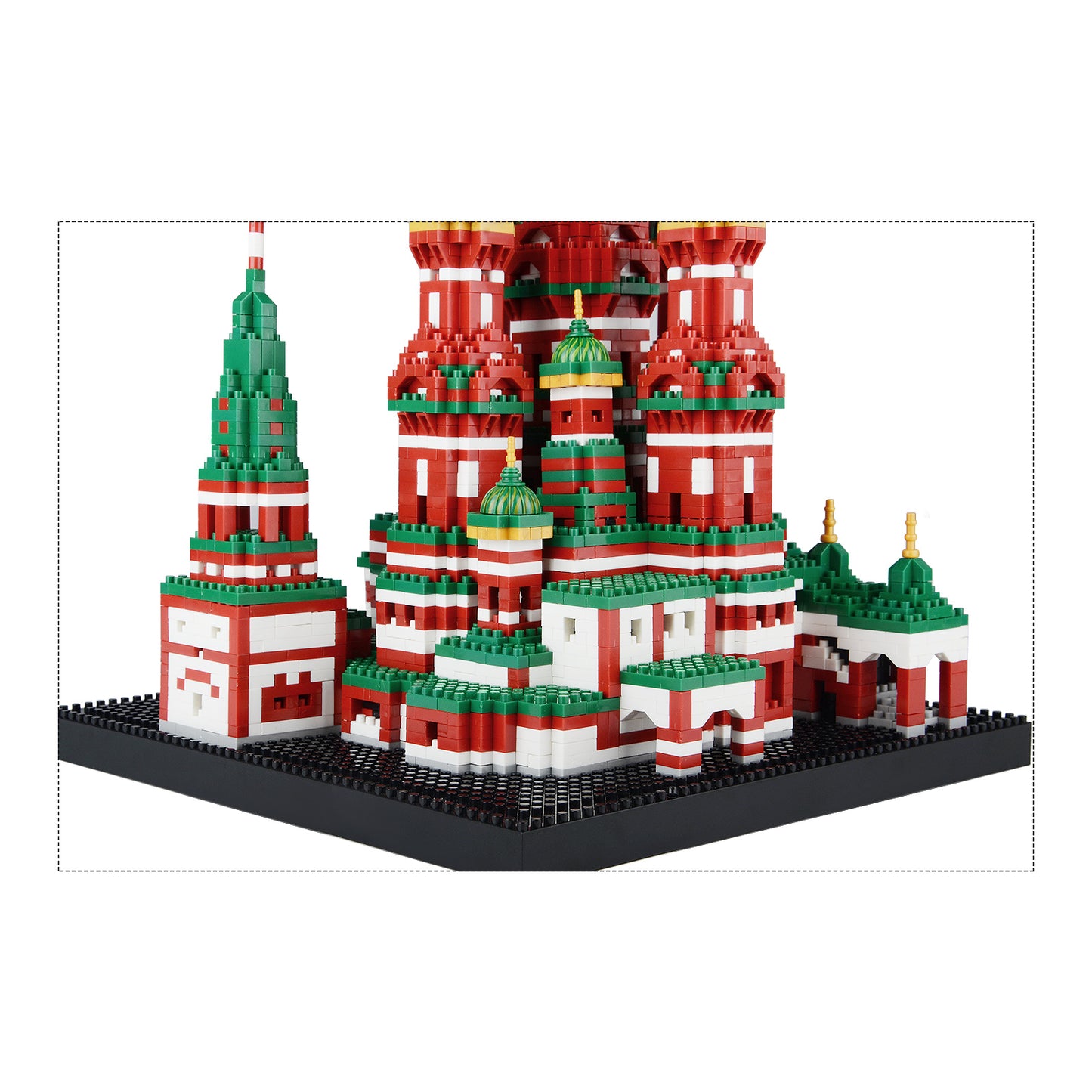 LULUFUN Building Blocks Set Saint Basil's Cathedral World-Famous Architecture Building Set Nano Micro Building Blocks Toys, Educational Toy, Gift for Adults and Children (4300 pcs)