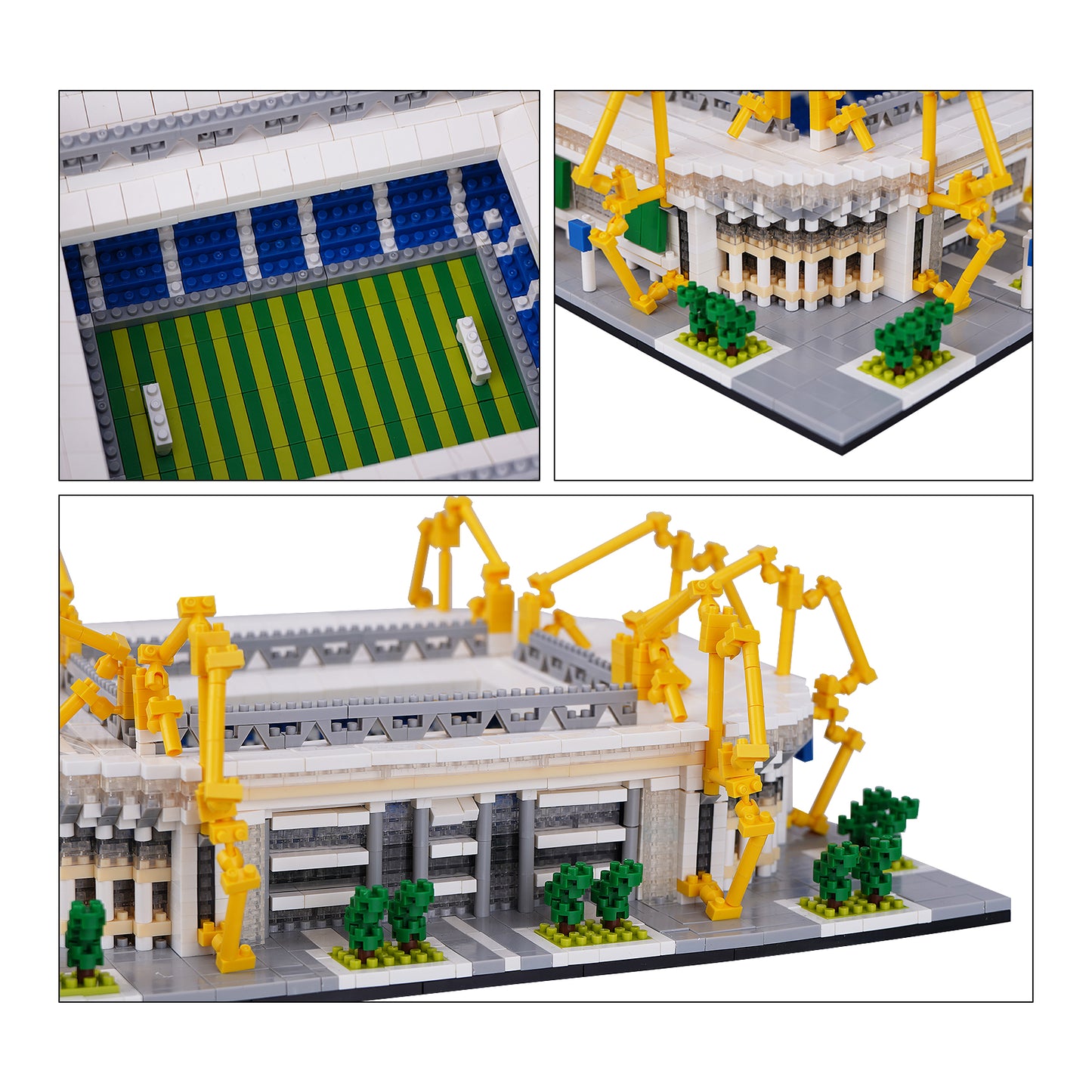 LULUFUN Signal Iduna Park Building Blocks Set, Gift for Kids and Adult(3800pcs)