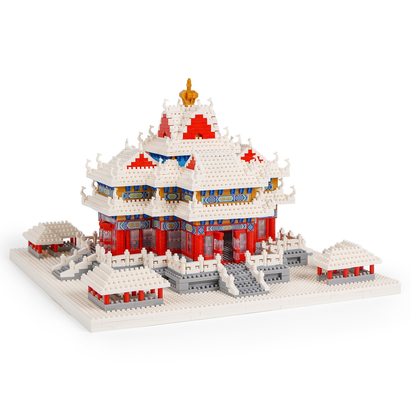 LULUFUN Chinese Architecture Building Blocks, Corner Tower of Forbidden City Mini Building Block Sets, Toy Gifts for Children and Adults 2483 Pieces