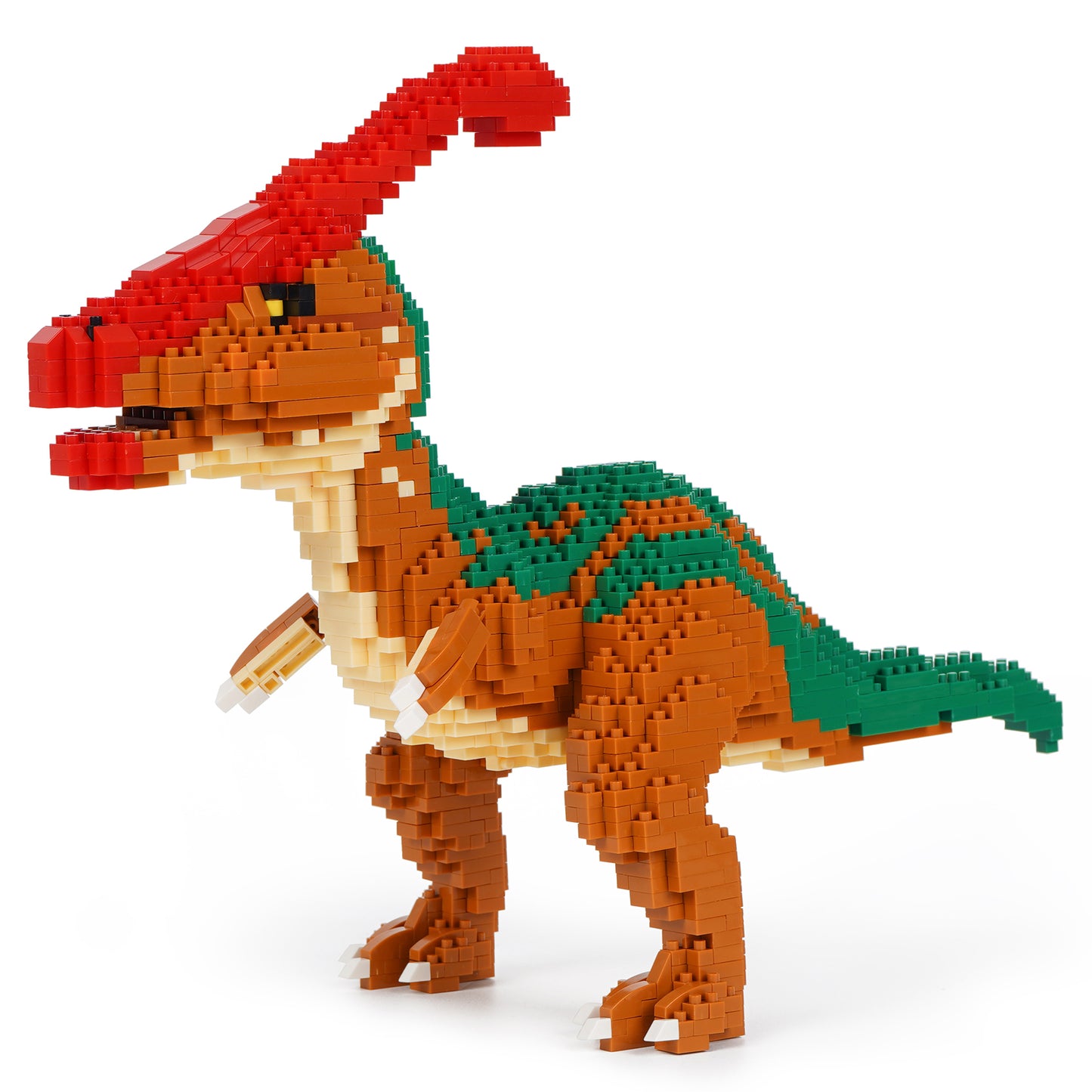 LULUFUN Dinosaur Building Blocks Kit , DIY Mini Building Blocks Toys ,Dinosaur Toy, Gift for Adults and Children (Parasaurolophus)