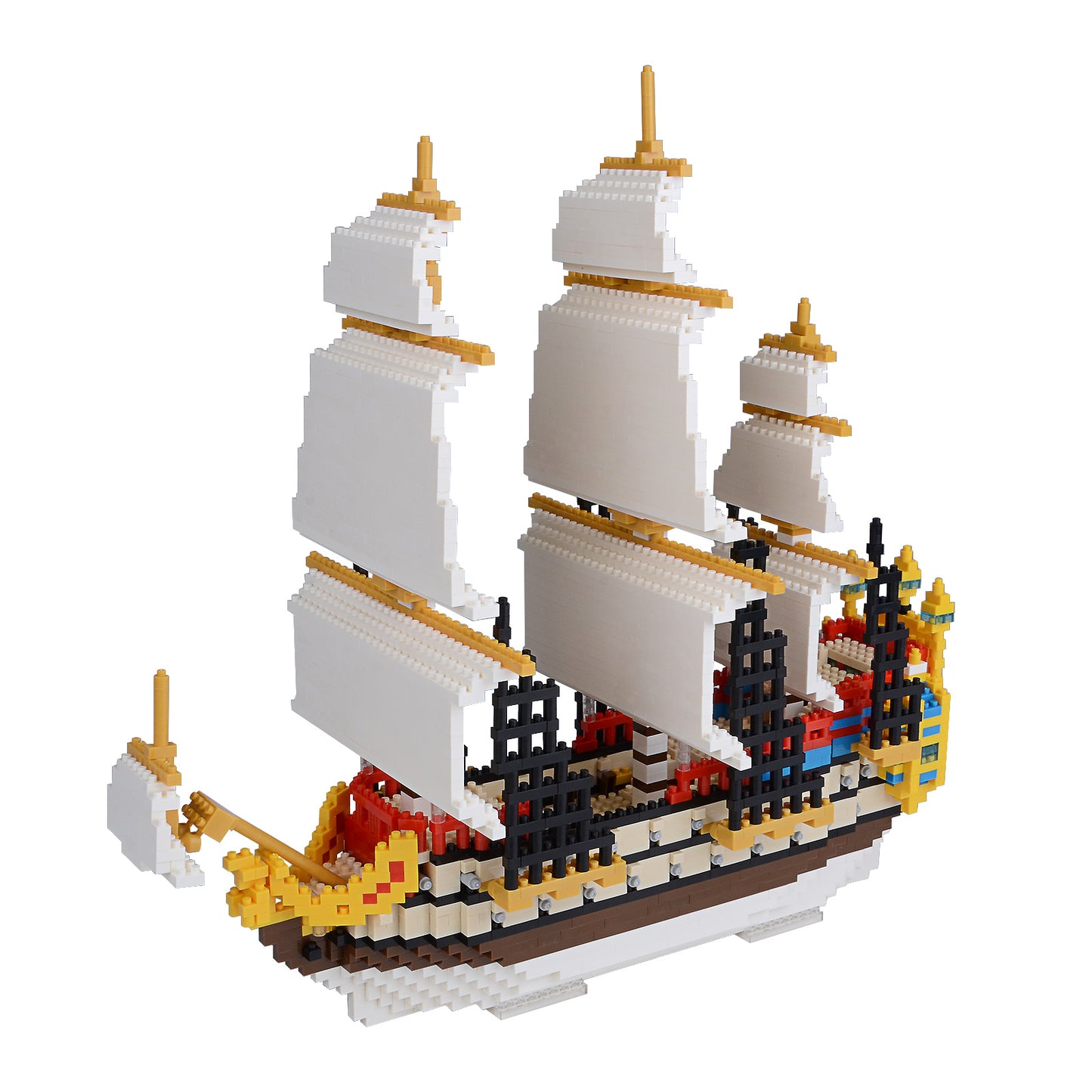 LULUFUN Sailboat Ship Building Blocks Kit, Gift for Adults and Children(3000 pcs)